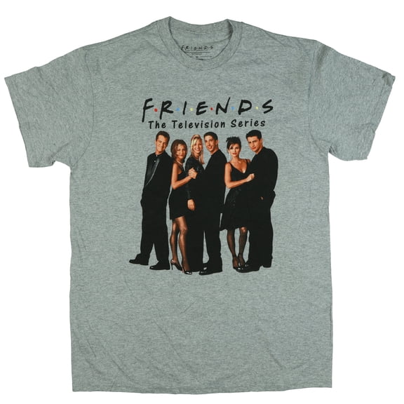 Friends T-Shirt Men's The Television Series Cast Photo Short Sleeve Tee