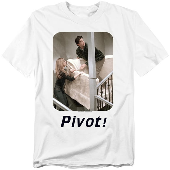 Friends T-Shirt Rachel And Ross Pivot Unisex Graphic Tee for Men & Women