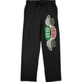 thumbnail image 1 of Friends TV Central Perk Logo Men's Black Sleep Pajama Pants-XL, 1 of 3