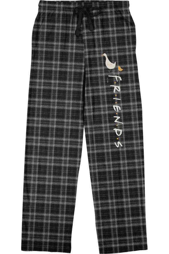 Friends TV Plaid Pajama Pants for Men Lounge Sleep Bottoms