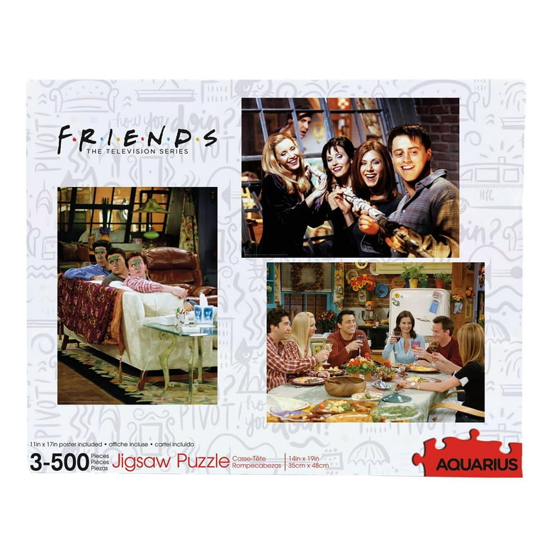 海外ドラマ　FRIENDS フレンズ　ジグソーパズル Friends TV Series 500 Piece Jigsaw Puzzles | Set of 3
