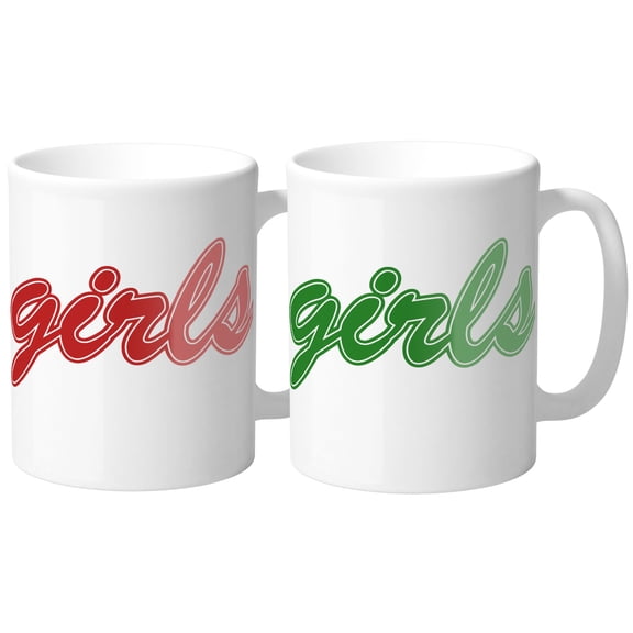 Friends TV Show Girls Best friends Coffee Mug 11oz Duo Set White
