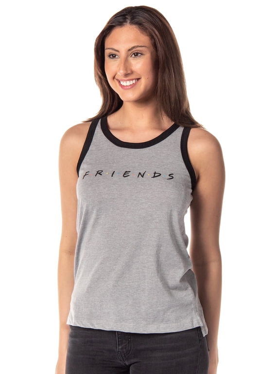 Friends TV Show Juniors Friends Logo Ringer Tank Top Shirt