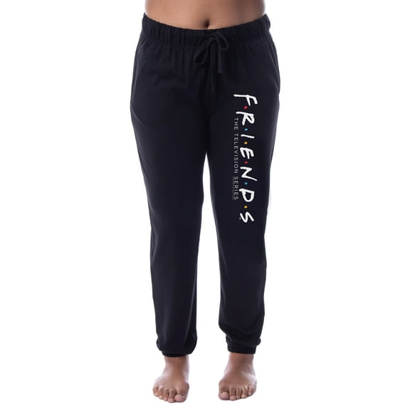 Friends TV Show Logo Womens' Sleep Jogger Loungewear Pajama Pants