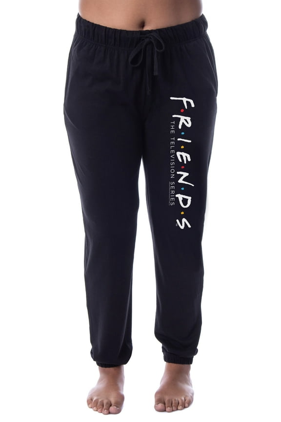 Friends TV Show Logo Womens' Sleep Jogger Loungewear Pajama Pants