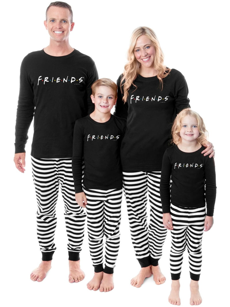 Friends TV Show Series Tight Fit Cotton Matching Family Pajama Set