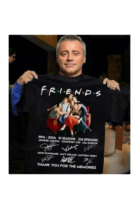 Friends TV Show Shirt, Friends Thank You For The Memories T-Shirt, Chandler Shirt, Rachel, Friends Signatures Shirt, Friends Shirt