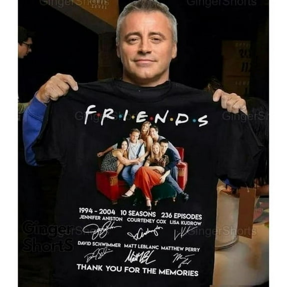 Friends TV Show Shirt, Friends Thank You For The Memories T-Shirt, Chandler Shirt, Rachel, Friends Signatures Shirt, Friends Shirt