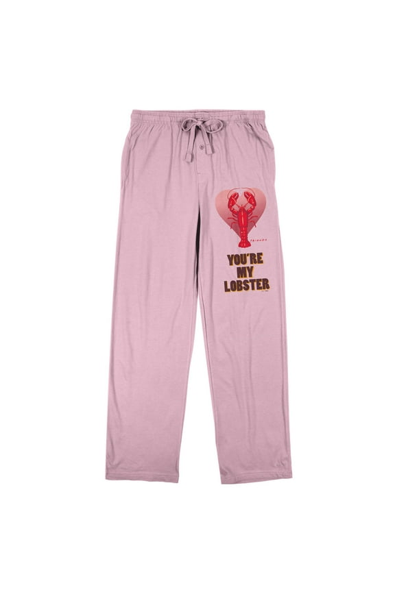 Friends (TV) You're My Lobster Women's Pink Sleep Pajama Pants