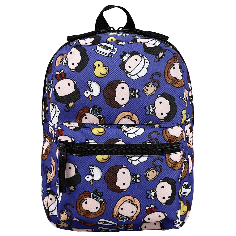 friends chibi mini backpack Loungefly x Character AOP GeekCore then theyll be there for you when the rain starts to pour Friends Central Perk Domed Coffee