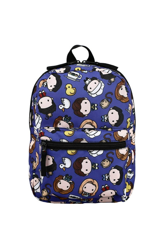 Friends TV show  "Chibi characters" Print Mini Backpack