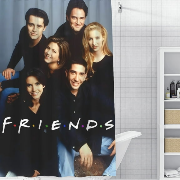 Friends TV-theme Bathroom Shower Curtain Home Decor,Bath Curtains Durable Waterproof Bath Curtain , Adluts Girls Boys Bathroom Decor House Gifts 36x71inch90cmX180cm