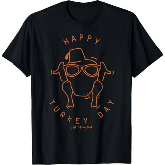 Friends Thanksgiving Happy Turkey Day Icon T-Shirt