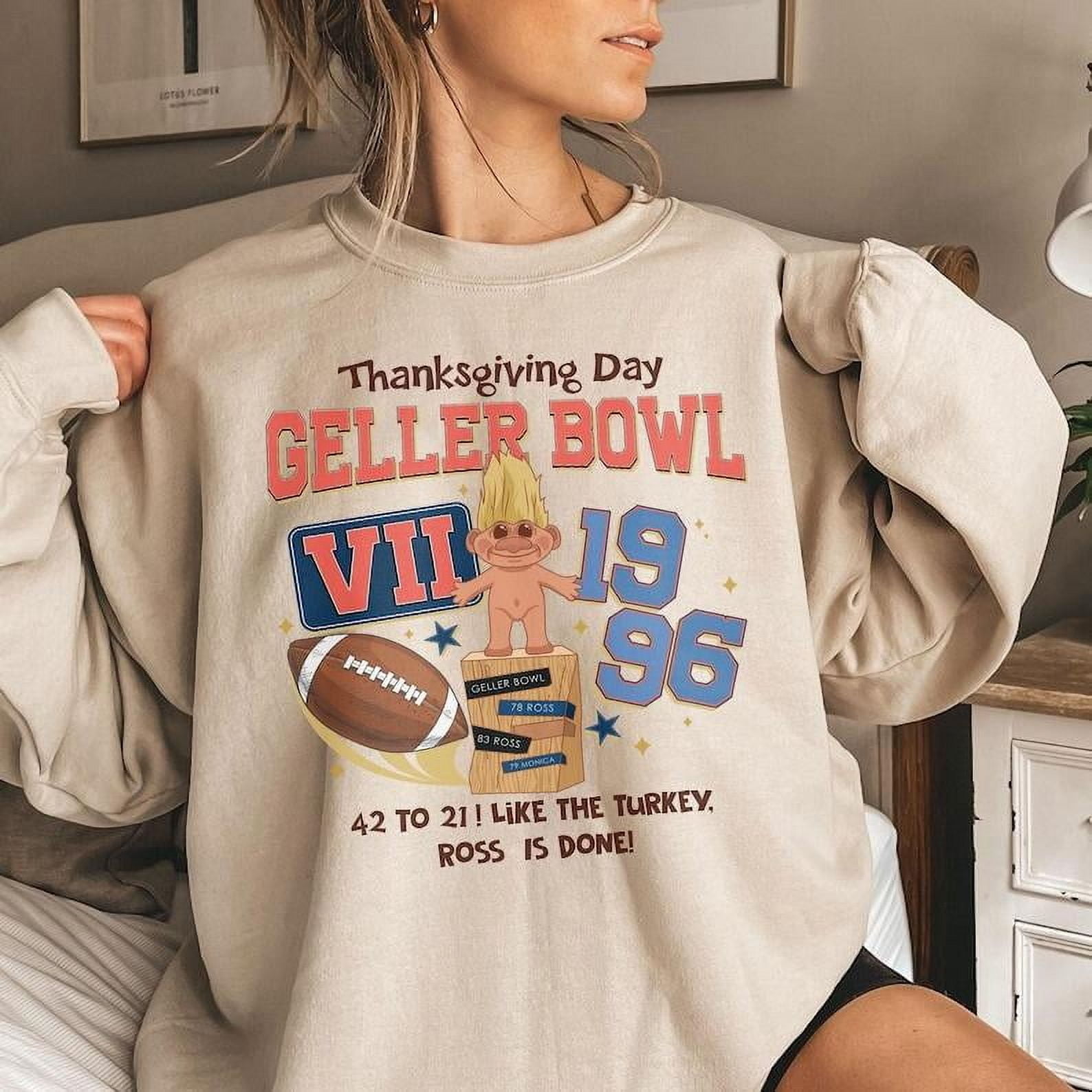 Friends Thanksgiving SweatSweat. Geller Bowl. 90s Nostalgia. College