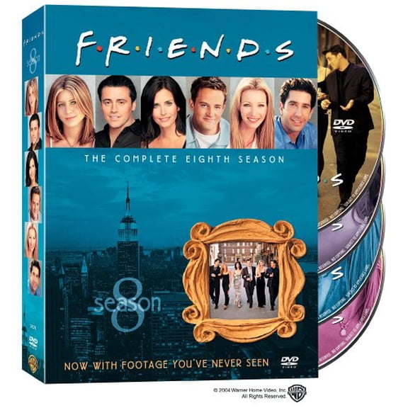 Pre-Owned Friends - The Complete Eighth Season (DVD, 2004, 4-Disc Set) NEW