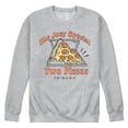 thumbnail image 1 of Friends - The Joey Special Two Pizzas- Men's Long Sleeve Crew Fleece Sweatshirt, 1 of 4
