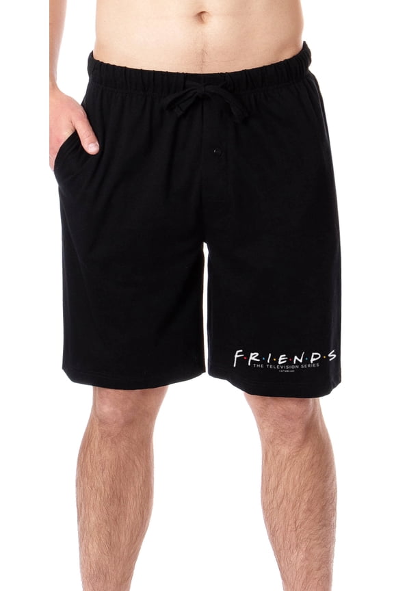 Friends The Television Series Mens' TV Show Title Logo Sleep Pajama Shorts