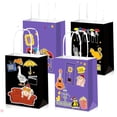 thumbnail image 1 of Friends Theme Party Gift Bag 12 Pack - Remember the classic retro elements double-sided design Black and purple two-color nostalgic fan gift bag, 1 of 8