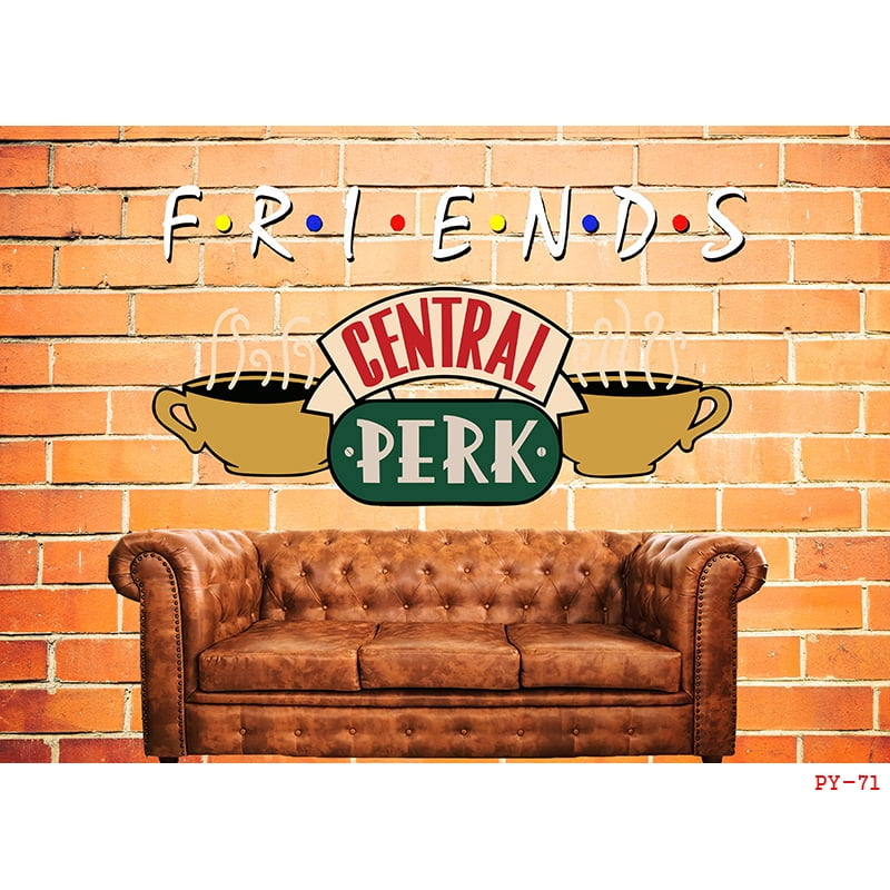 Friends Theme Photography Backdrops Pub 80s 90s Birthday Party ...