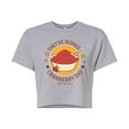 thumbnail image 1 of Friends - They've Ruined Cranberry Day - Juniors Cropped Cotton Blend T-Shirt, 1 of 5