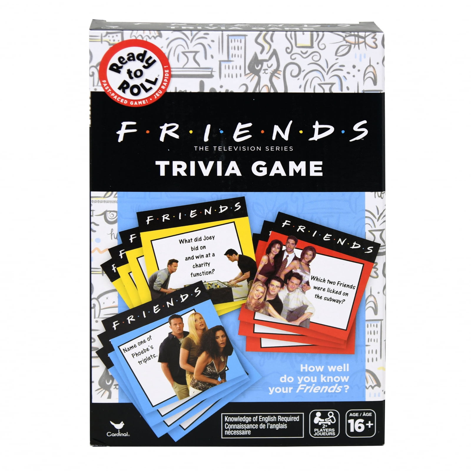 Friends TV Show Merchandise Trivia Quiz Card Games with 600 Questions for  Friends Fans,Bar Entertainment, Game Night Sports Fun !
