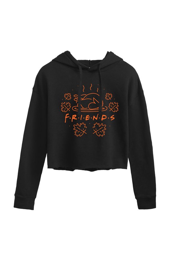 - Turkey - Juniors Cropped Pullover Hoodie