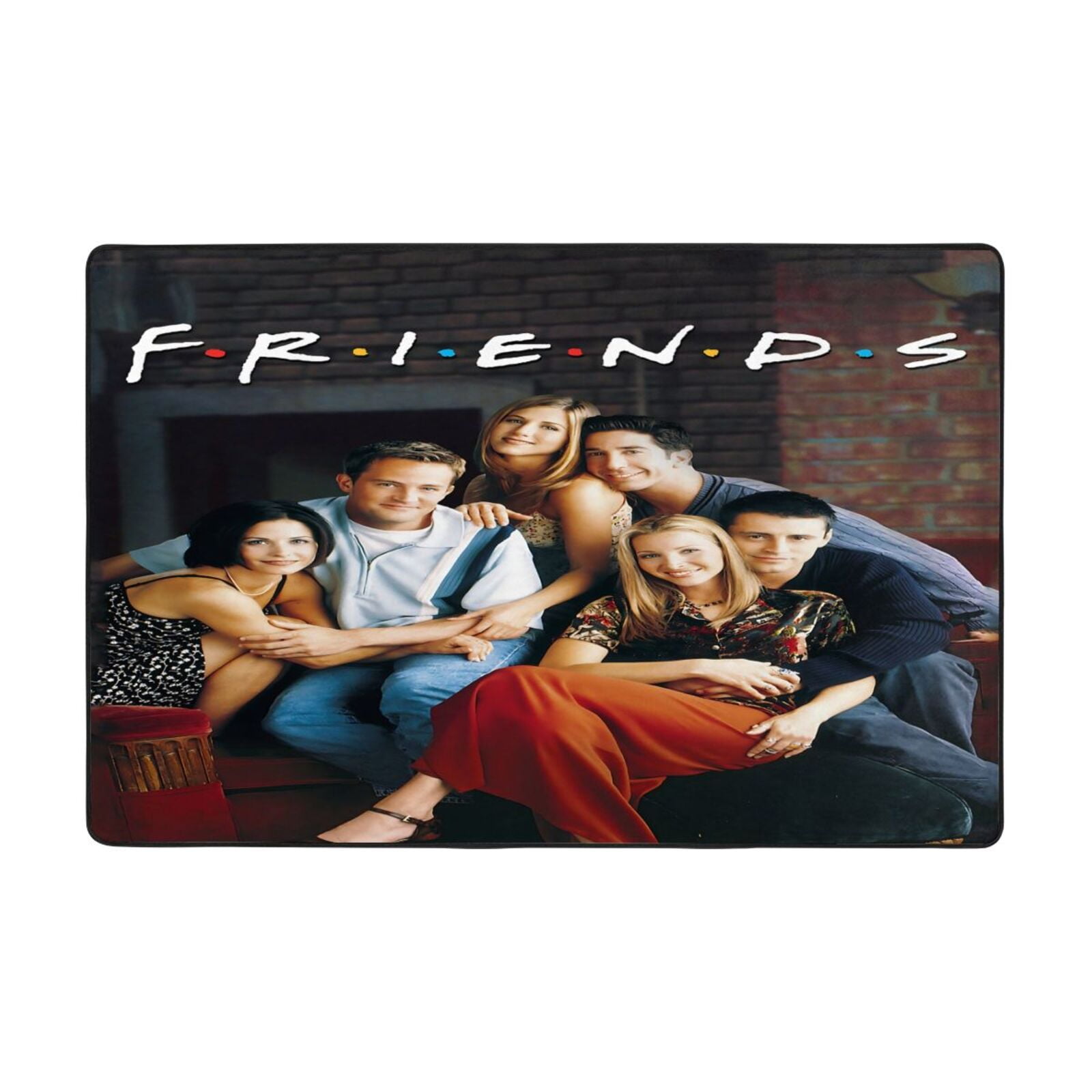 Friends Tv Show Area Rug Cartoon Rugs Non-Slip Soft Carpet Soft Floor ...