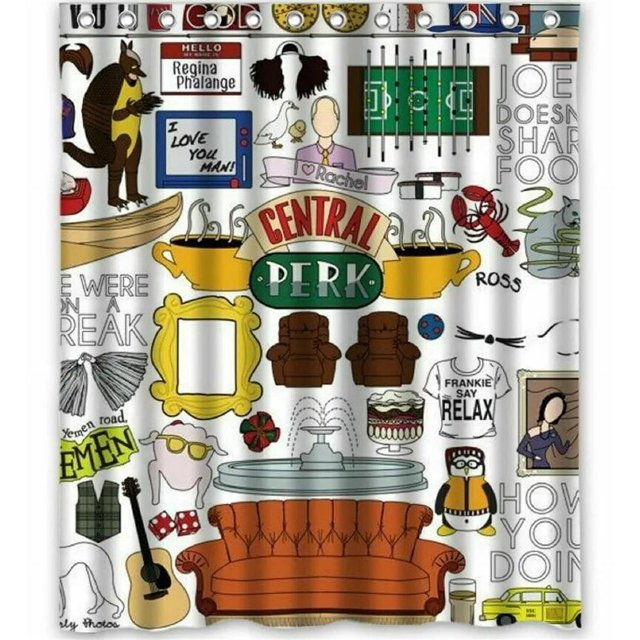 Friends Tv Show COLLAGE Custom Shower Curtain - Walmart.com