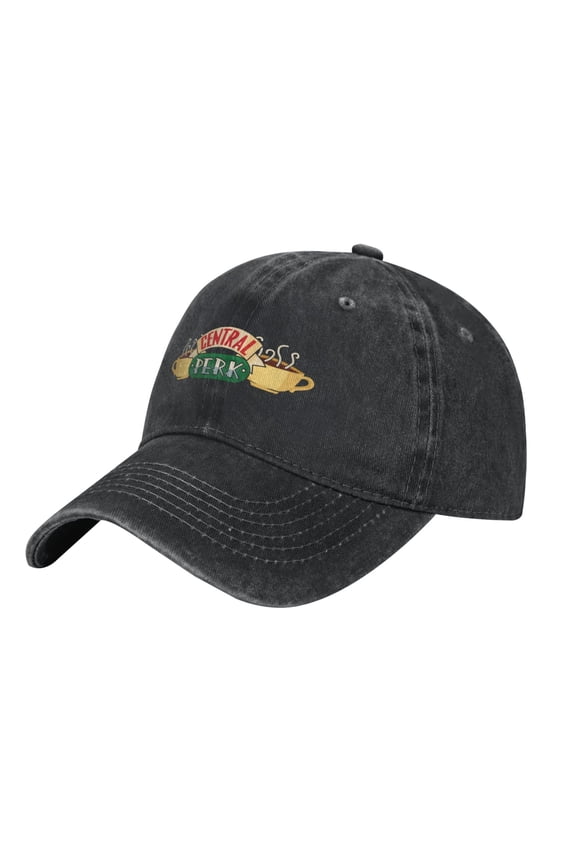 Friends Tv Show Central Perk Hat Adjustable Baseball Cap Cotton Cowboy Hat, Fashionable For Man Woman