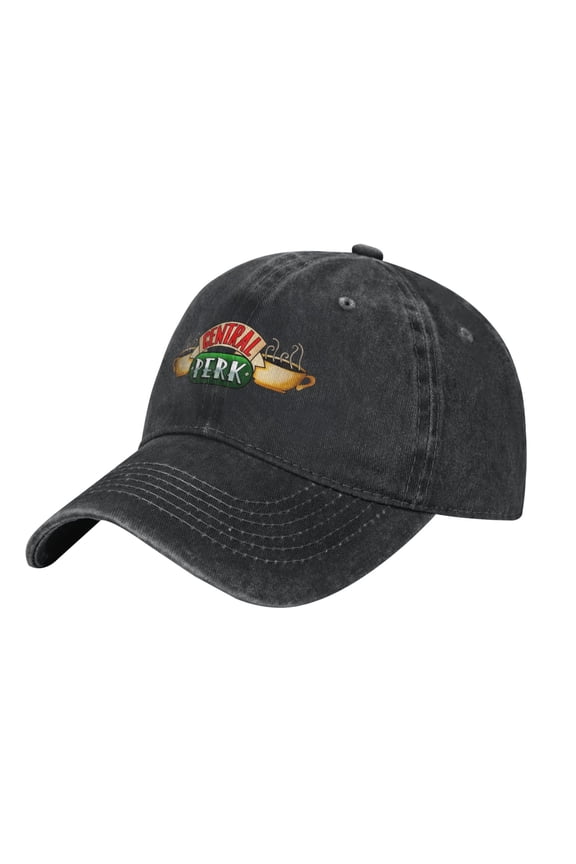 Friends Tv Show Central Perk Hat Adjustable Baseball Cap Cotton Cowboy Hat, Fashionable For Man Woman