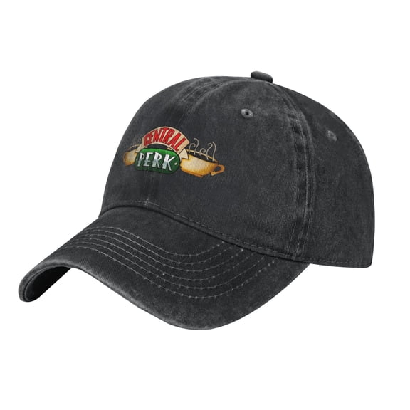 Friends Tv Show Central Perk Hat Adjustable Baseball Cap Cotton Cowboy Hat, Fashionable For Man Woman