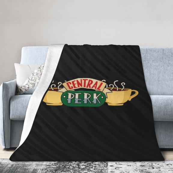 Friends Tv Show Central Perk Ultra-Soft Micro Fleece Blanket Multi-Size Flannel Blanket