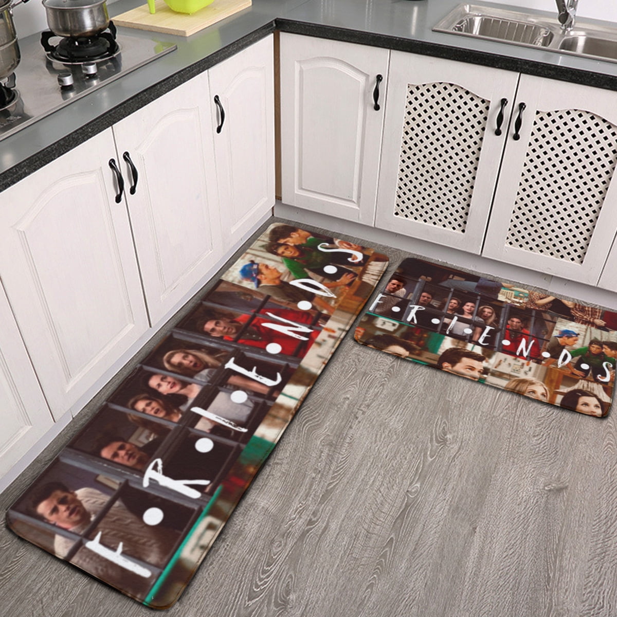 Friends Tv Show Kitchen Floor Mats Set Of 2, Waterproof and Non-Slip ...