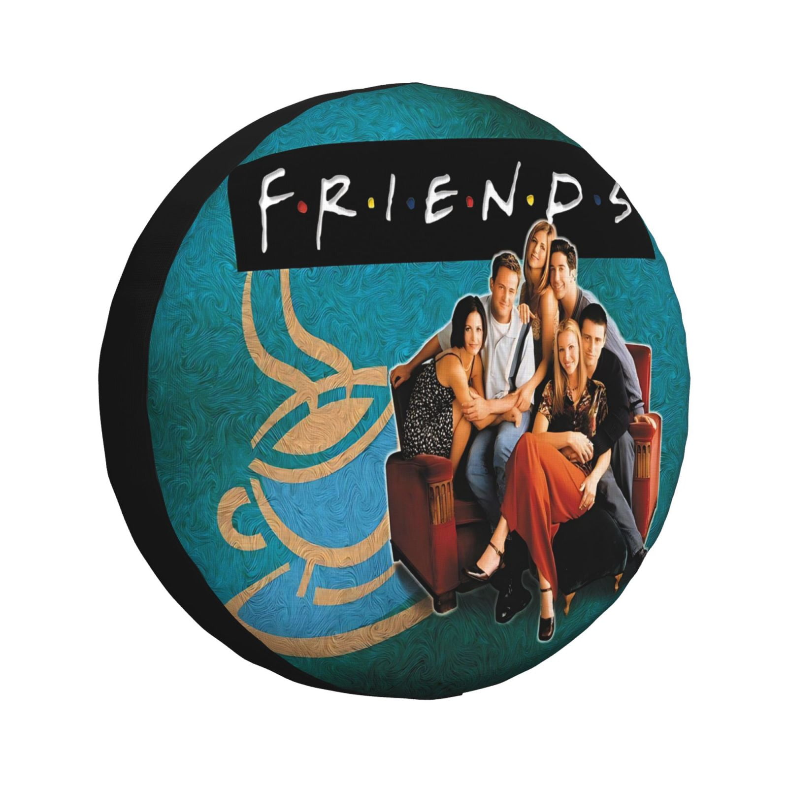 Friends Tv Show Spare Tire Cover Wheel Tire Cover Fit Trailer, RV, SUV