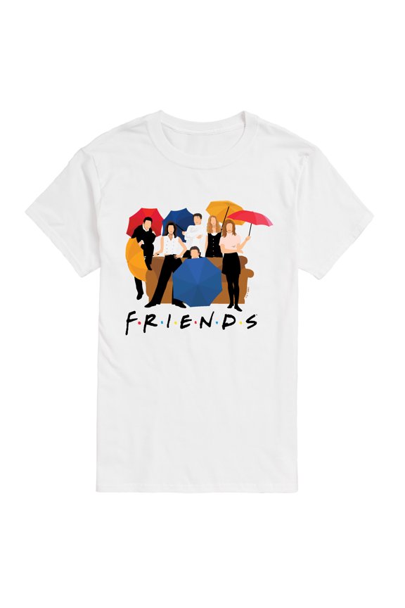 - Umbrellas With Black Logo - Men's Short Sleeve Graphic T-Shirt