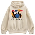 thumbnail image 1 of Friends - Umbrellas With Black Logo Women's Oversized Fleece Hoodie Sweatshirt, 1 of 3