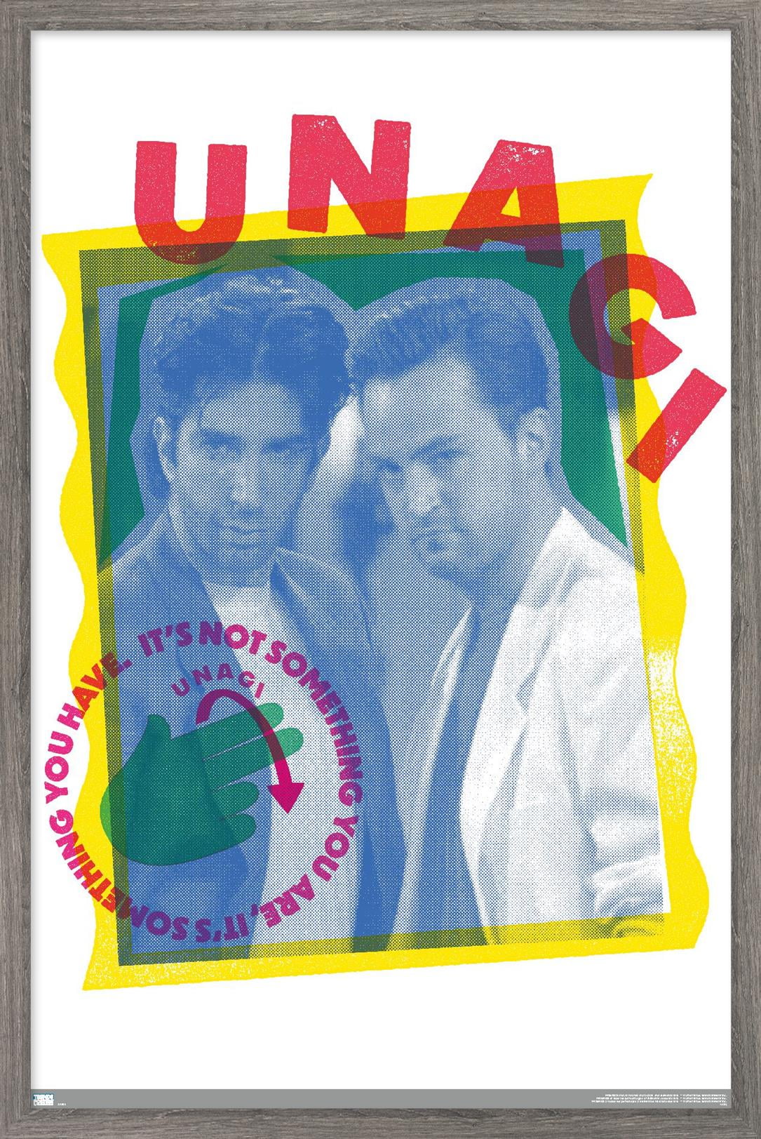 Friends - Unagi Wall Poster, 22.375" x 34" Framed