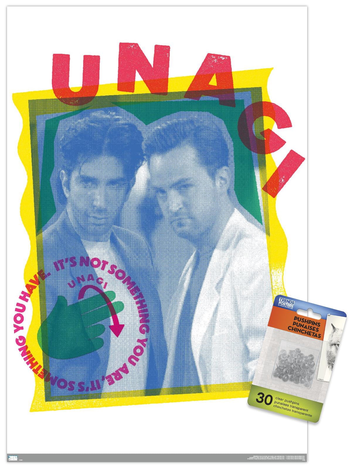Friends - Unagi Wall Poster with Push Pins, 14.725" x 22.375"