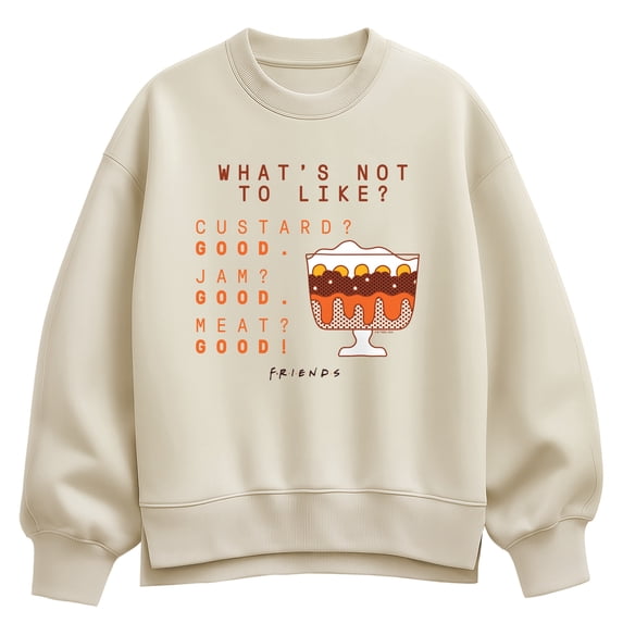 Friends - What's Not To Like Parfait Women's Oversized Fleece Crew Sweatshirt