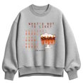 thumbnail image 1 of Friends - What's Not To Like Parfait Women's Oversized Fleece Crew Sweatshirt, 1 of 3