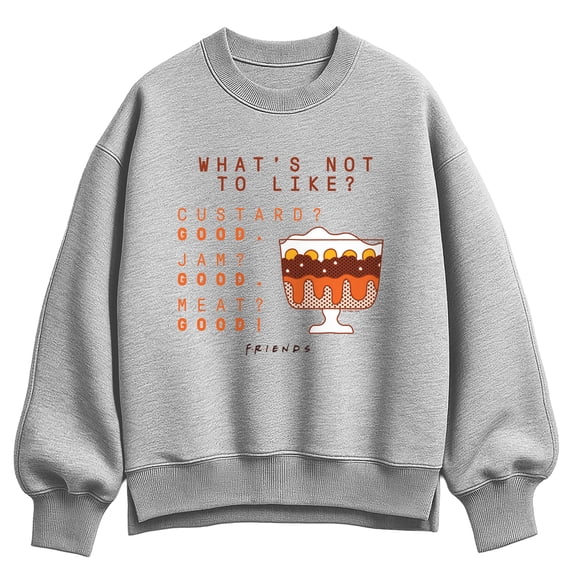 Friends - What's Not To Like Parfait Women's Oversized Fleece Crew Sweatshirt