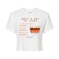 thumbnail image 1 of Friends - Whats Not To Like Parfait - Juniors Cropped Cotton Blend T-Shirt, 1 of 5