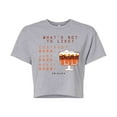thumbnail image 1 of Friends - Whats Not To Like Parfait - Juniors Cropped Cotton Blend T-Shirt, 1 of 5