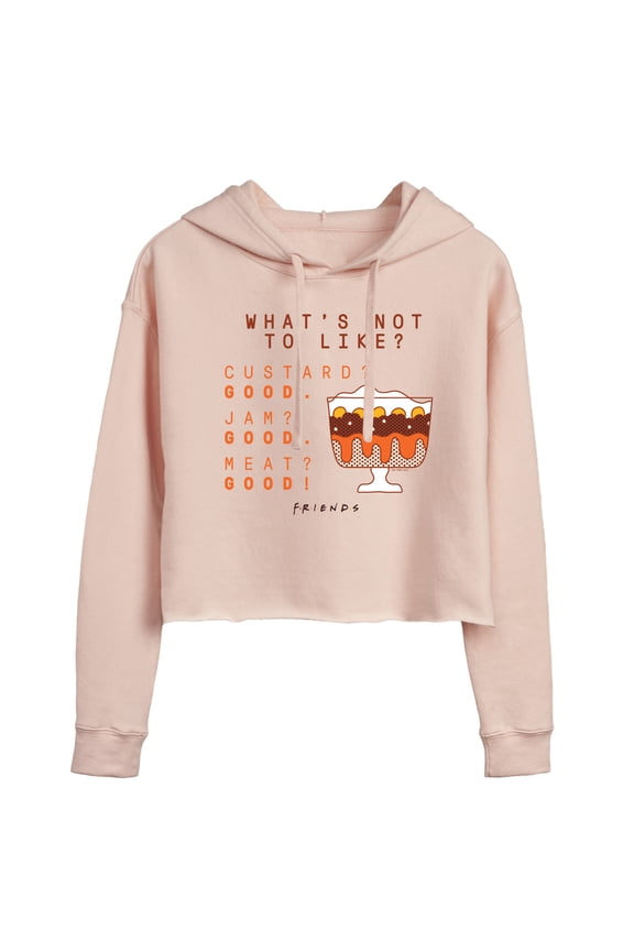 - Whats Not To Like Parfait - Juniors Cropped Pullover Hoodie
