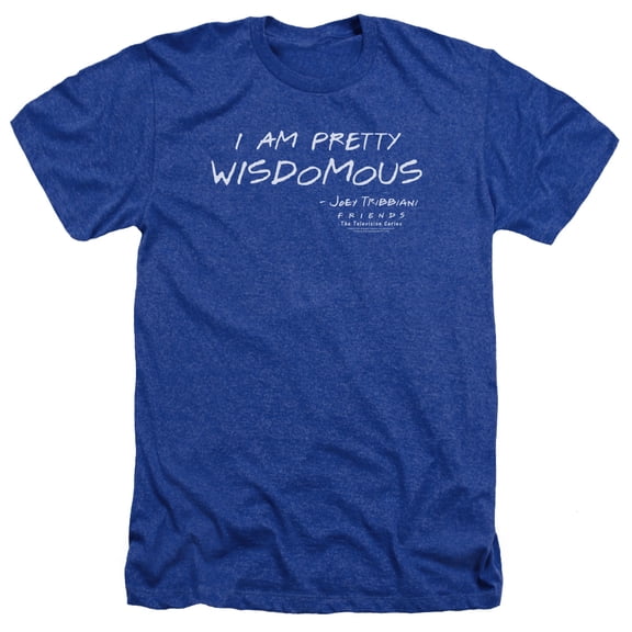 Friends Wisdomous Adult Heather-Royal Blue