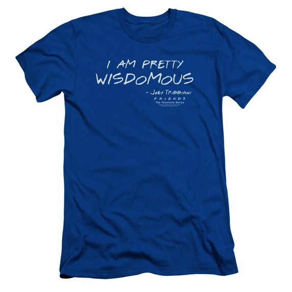 Friends Wisdomous Premium S/S Adult 30/1 T-Shirt Royal Blue