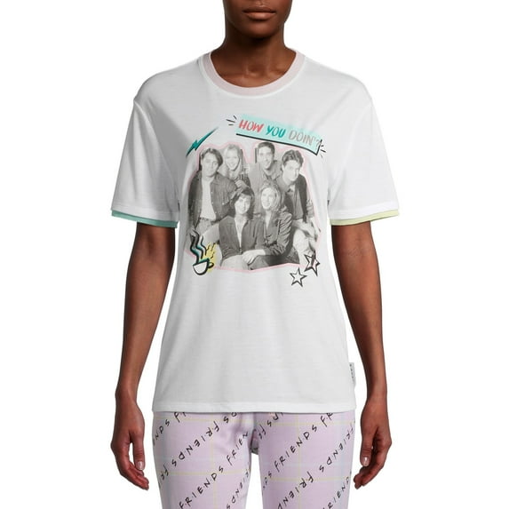 Friends Women's Short Sleeve Sleep Top