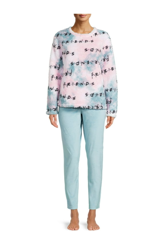 Friends Women's and Women's Plus License Pajama Set 2 Piece Set