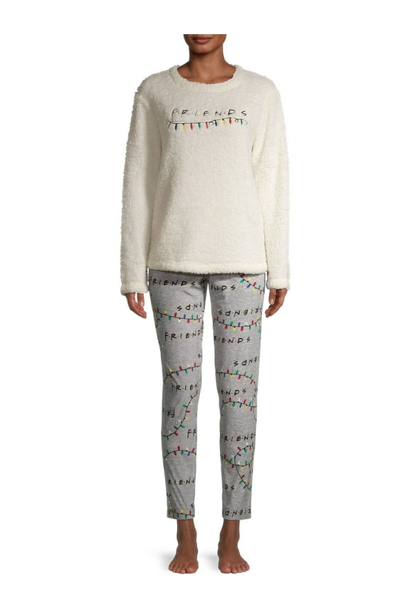 Women's and Women's Plus Pajama Set, 2 Piece