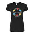 thumbnail image 1 of Friends - Wreath - Juniors Fitted Graphic T-Shirt, 1 of 4